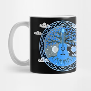 Yggdrasil Nature Musician Tree Of Life Acoustic Guitar Mug